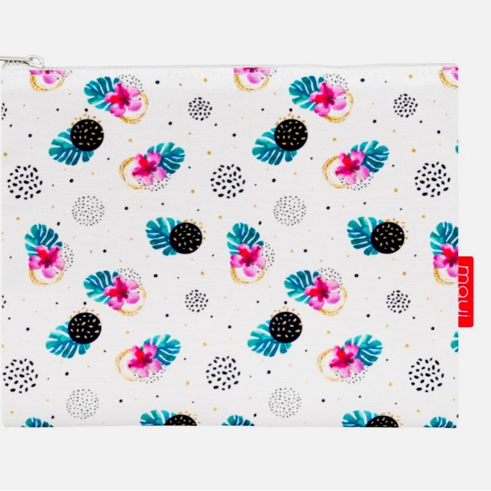*New* Maui Soap Co Hibiscus Dot makeup bag